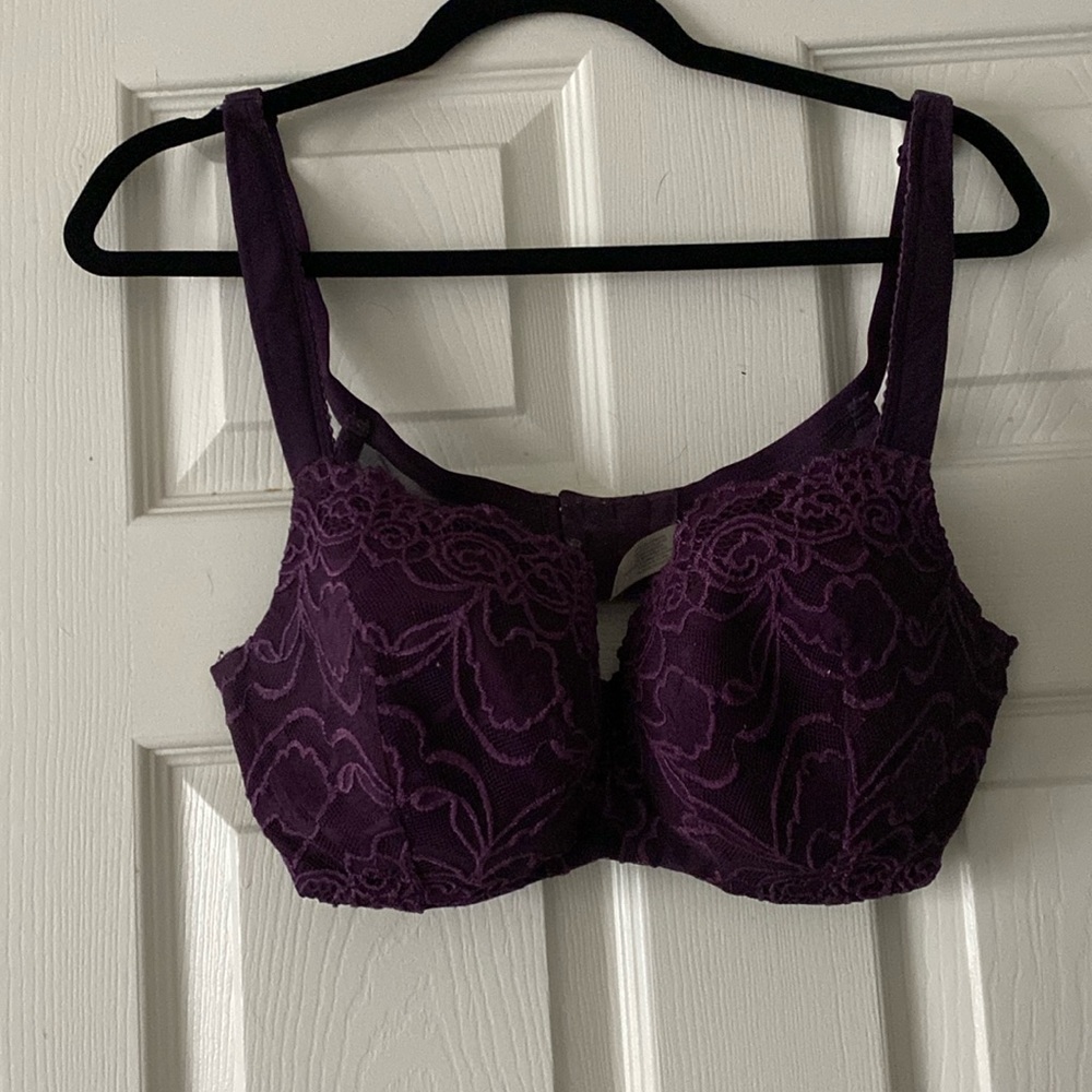 Purple cacique bra
